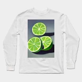 Sliced Limes Long Sleeve T-Shirt